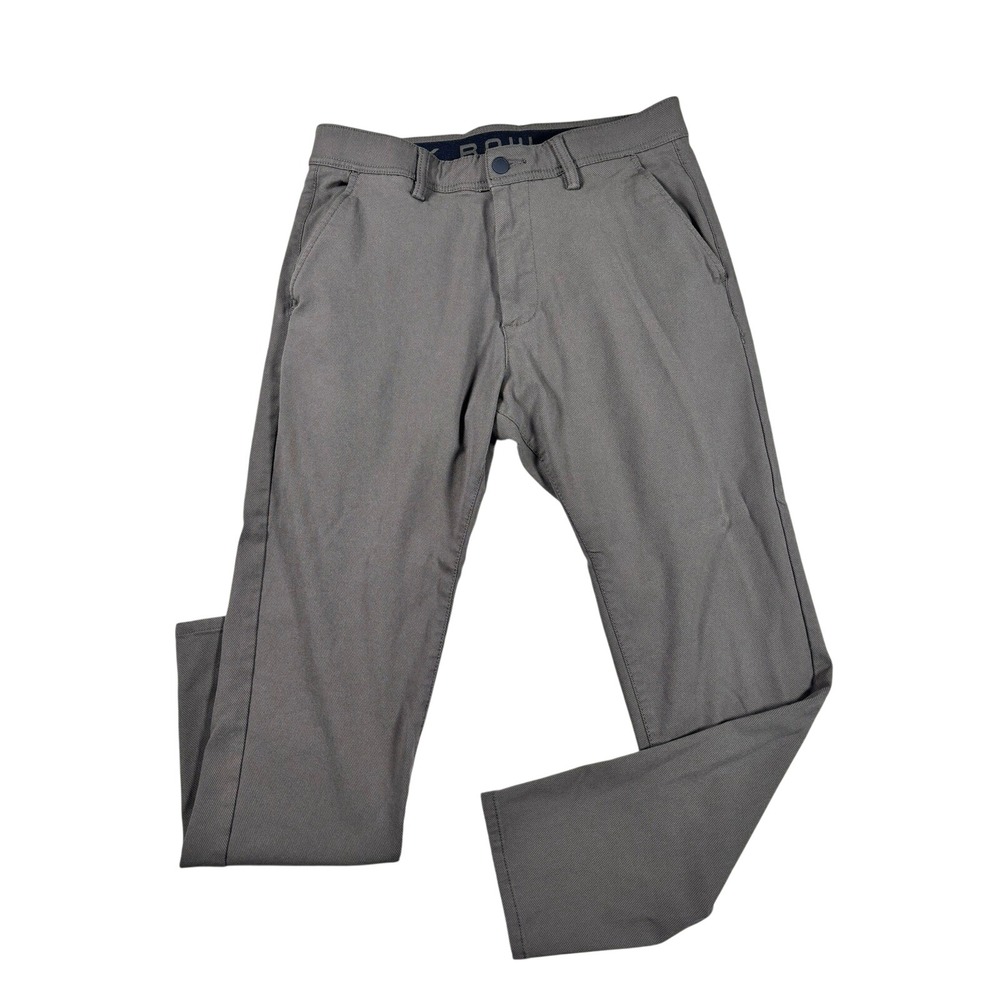 Projek Raw Mens Classic Fit Pants 32 Olive/Brown Khaki Stretch Chino Trousers